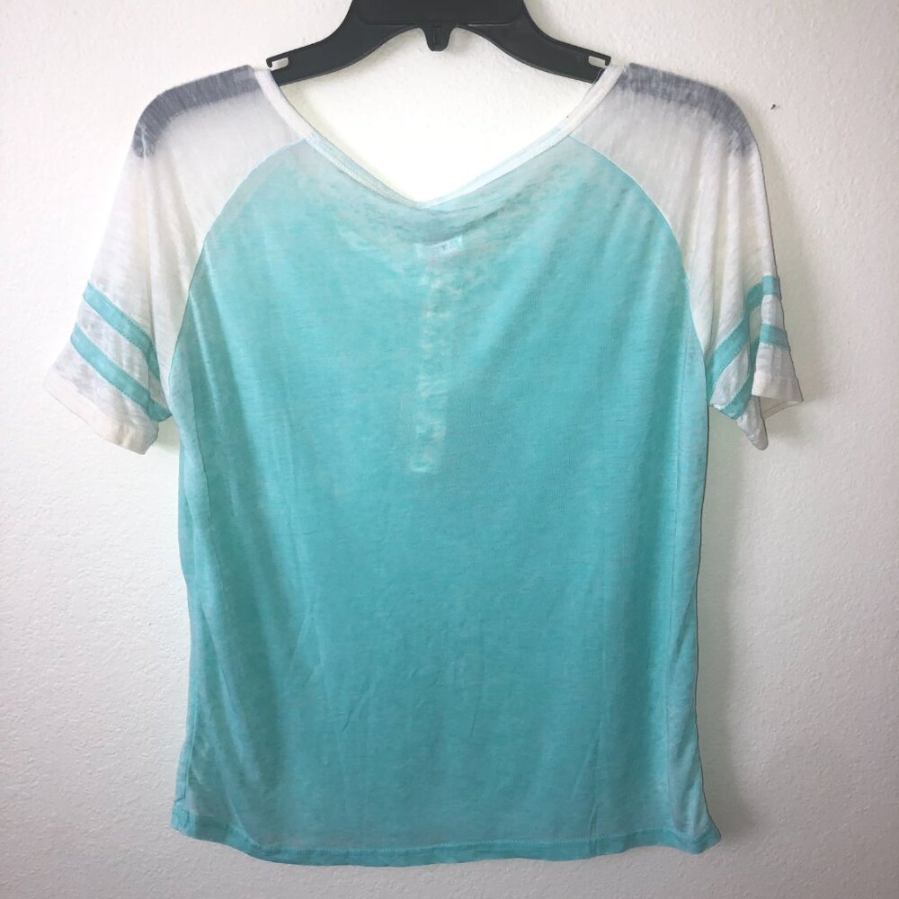 🌞 NWT Exist Burnout Tee Tshirt Women Seafoam Size Large 🌞 4/$20 Deal! 🌞 - Picture 4 of 4